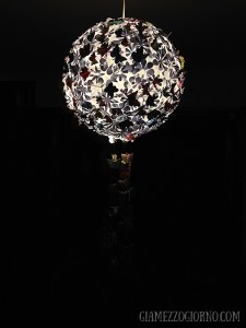 Lampadario fiori farfalle faidate DIY