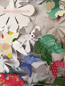 Lampadario fiori farfalle faidate DIY