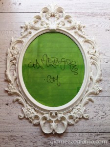 Lavagna su vetro faidate DIY